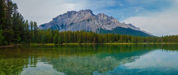 Panoramic 02, Two Jack Lake, Banff National Park, Alberta, 2024-09-02