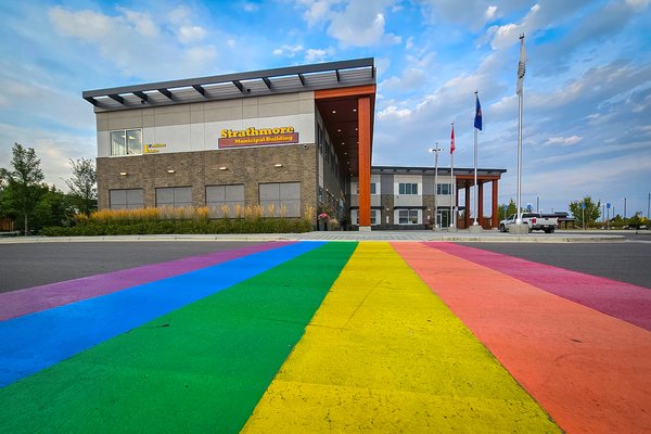 Local Pride, Municipal Building, Strathmore, Alberta, 2024-09-06