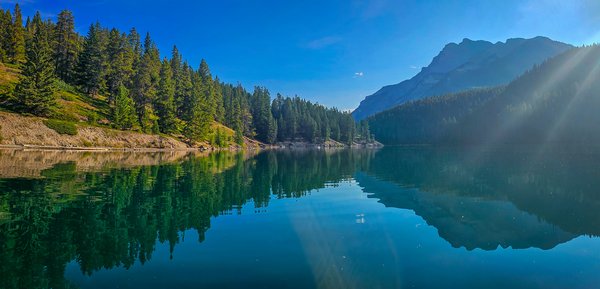 Panoramic 09, Two Jack Lake, Banff National Park, Alberta, 2024-09-02