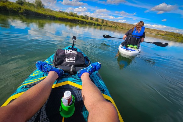 Soft approach, McKinnon Flats to Johnson's Island, Bow River Float, 2024-09-15