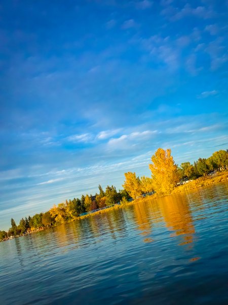 Fall reflected 02, Chestermere Lake, Chestermere, AB, 2024-09-24