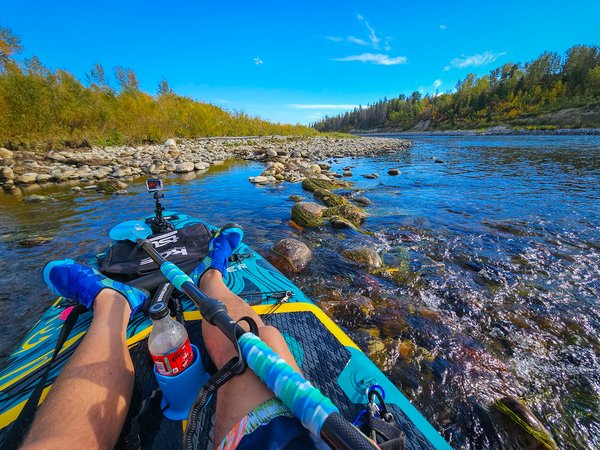 Waiting for the others, Bow River Float, Calgary, AB, 2024-09-25