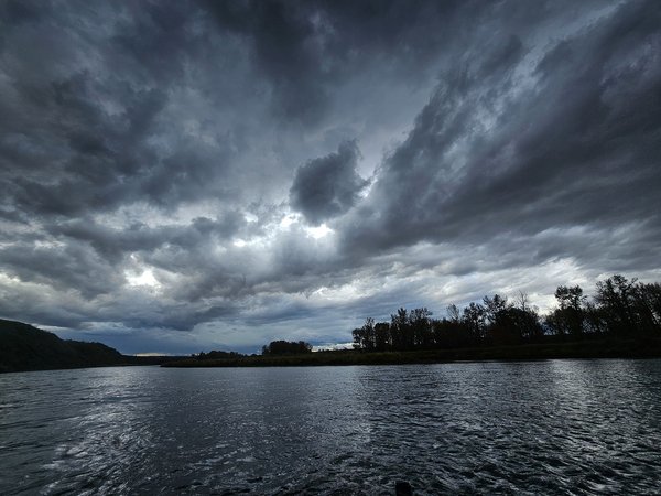 Tail end of the storm, Bow River Float, Alberta, 2024-09-29