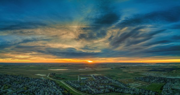 Peek-a-boo, Sunrise, Strathmore, AB, 2024-10-04