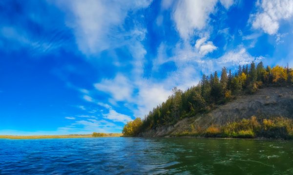 Hunched back, Policeman's Flats to McKinnon Flats, Bow River Float, 2024-10-06
