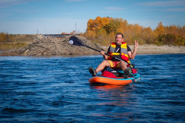 Peace! Ogden to Fish Creek Park, Bow River Float, 2024-10-14
