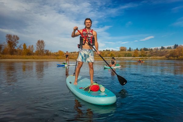 Man with a plan, Ogden to Fish Creek Park, Bow River Float, 2024-10-14