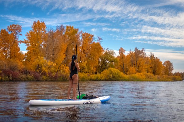 Golden girl, Ogden to Fish Creek Park, Bow River Float, 2024-10-14