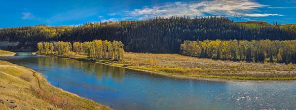 Nice view from above, McKinnon Flats, Foothills County, AB, 2024-19-05