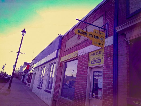 Storefront, Wheatland Lock, Strathmore, AB, 2025-04-22