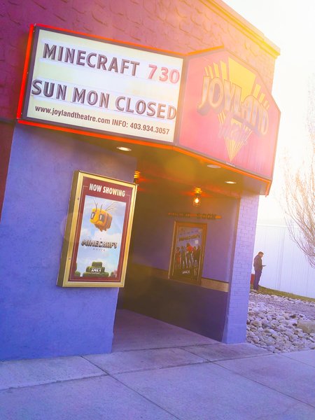 Minecraft the Movie, Joyland Theatre, Strathmore, AB, 2025-04-22