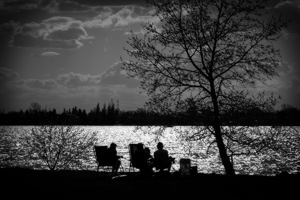 Shore sitters, Chestermere Lake, AB, 2025-05-03
