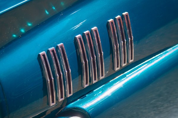 Non-functional design elements, Car Show, Elnora, AB, 2025-05-24