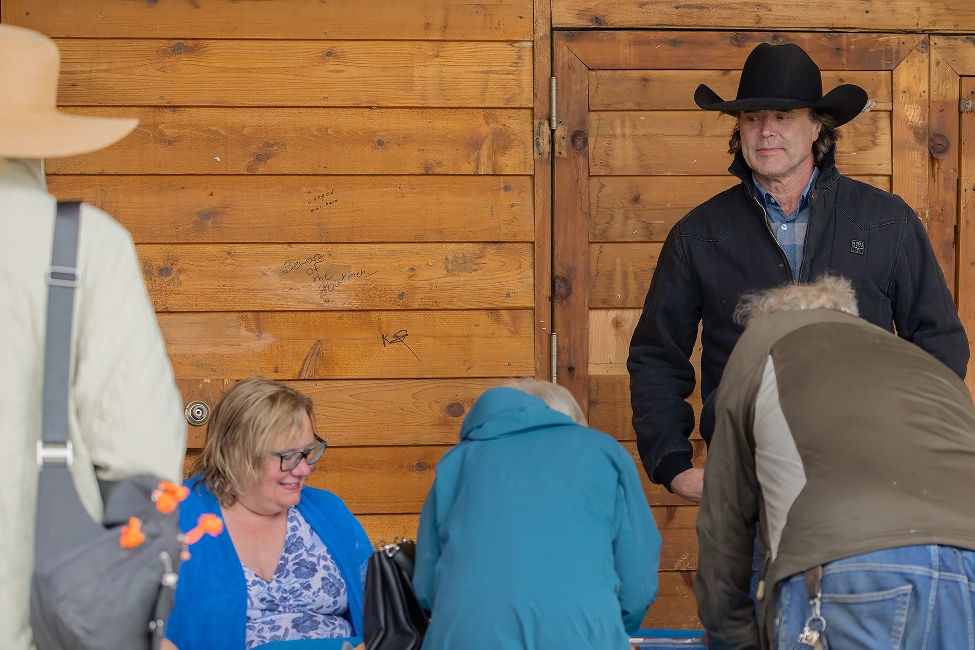 Corb Lund at petition signing, Strathmore, AB, 2026-06-07