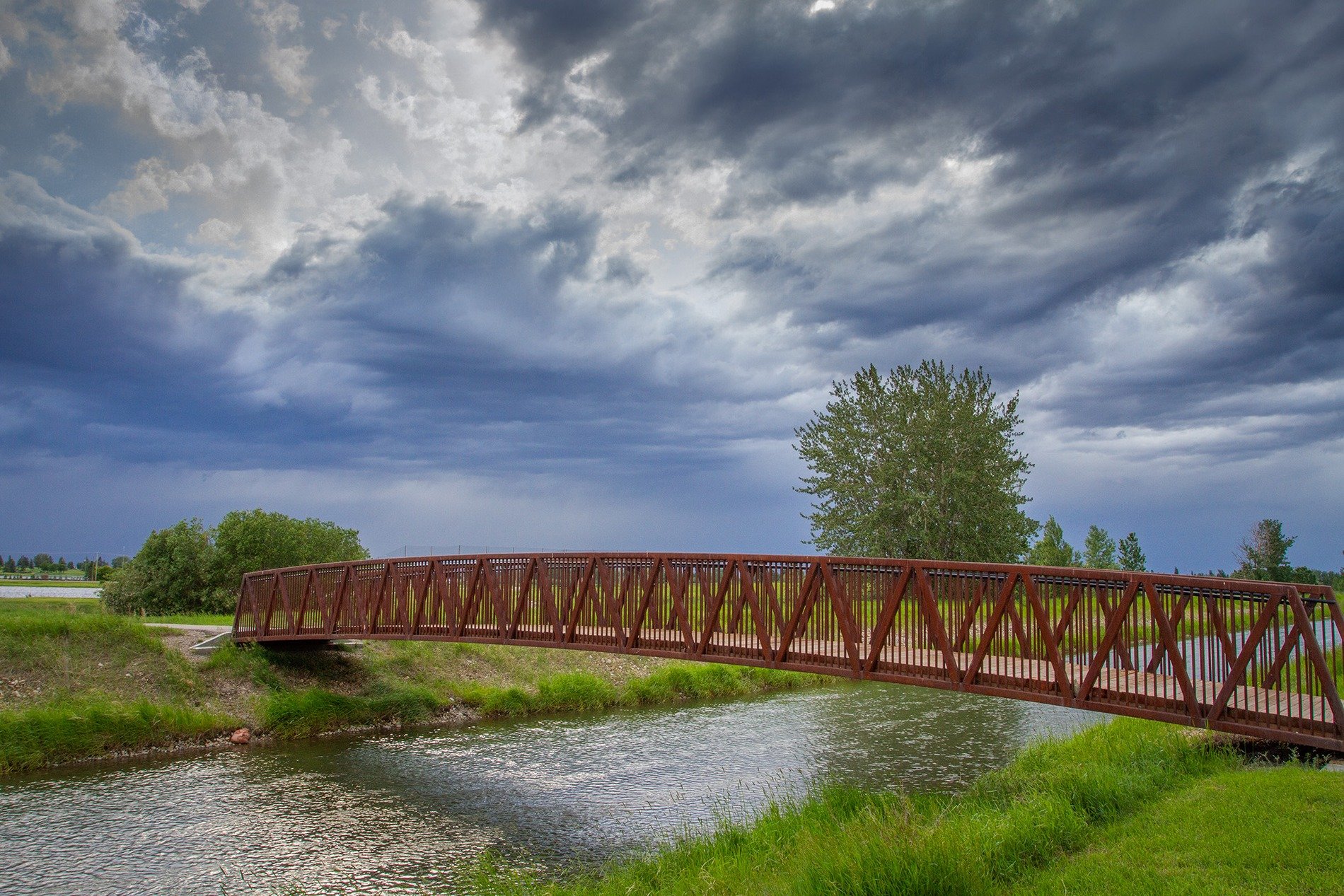 That bridge again, Tom Sadler Bridge, Strathmore, AB, 2026-06-19